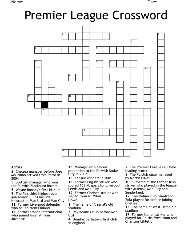 Premier Crossword Best Sale