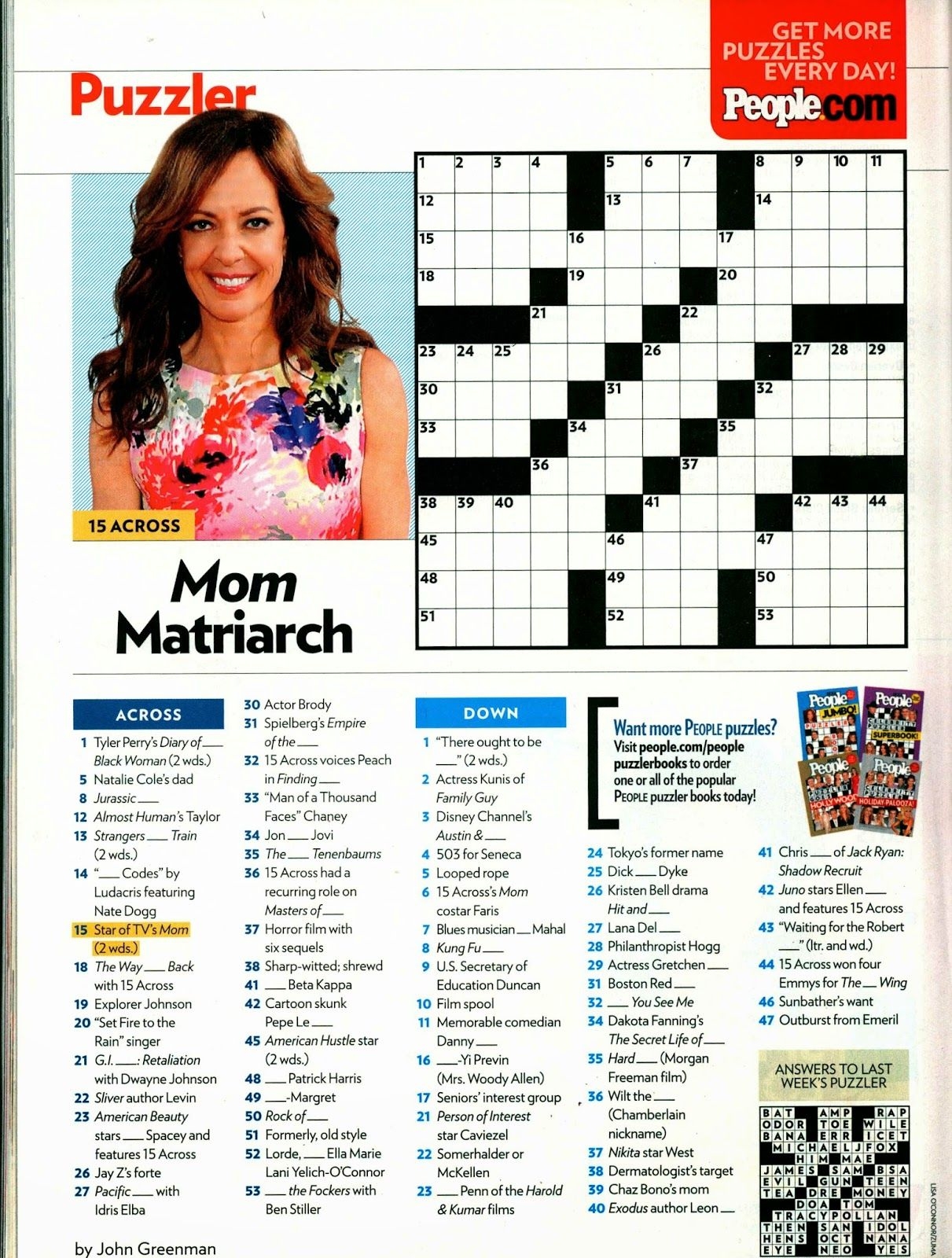 Printable People Magazine Crossword Puzzles Printable Crossword Puzzles Printable People Magazine Crossword Puzzles Printable Crossword Puzzles