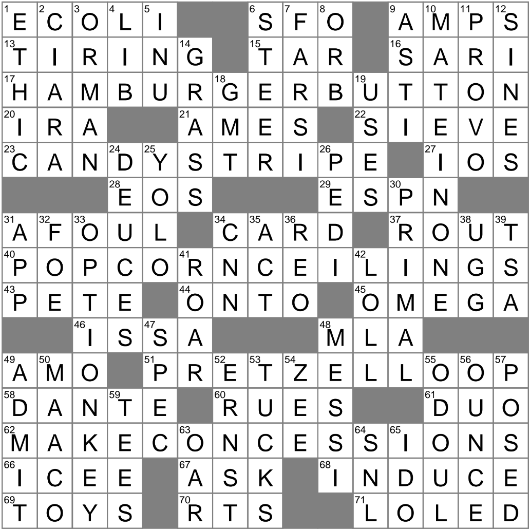 King Features Crossword Puzzles