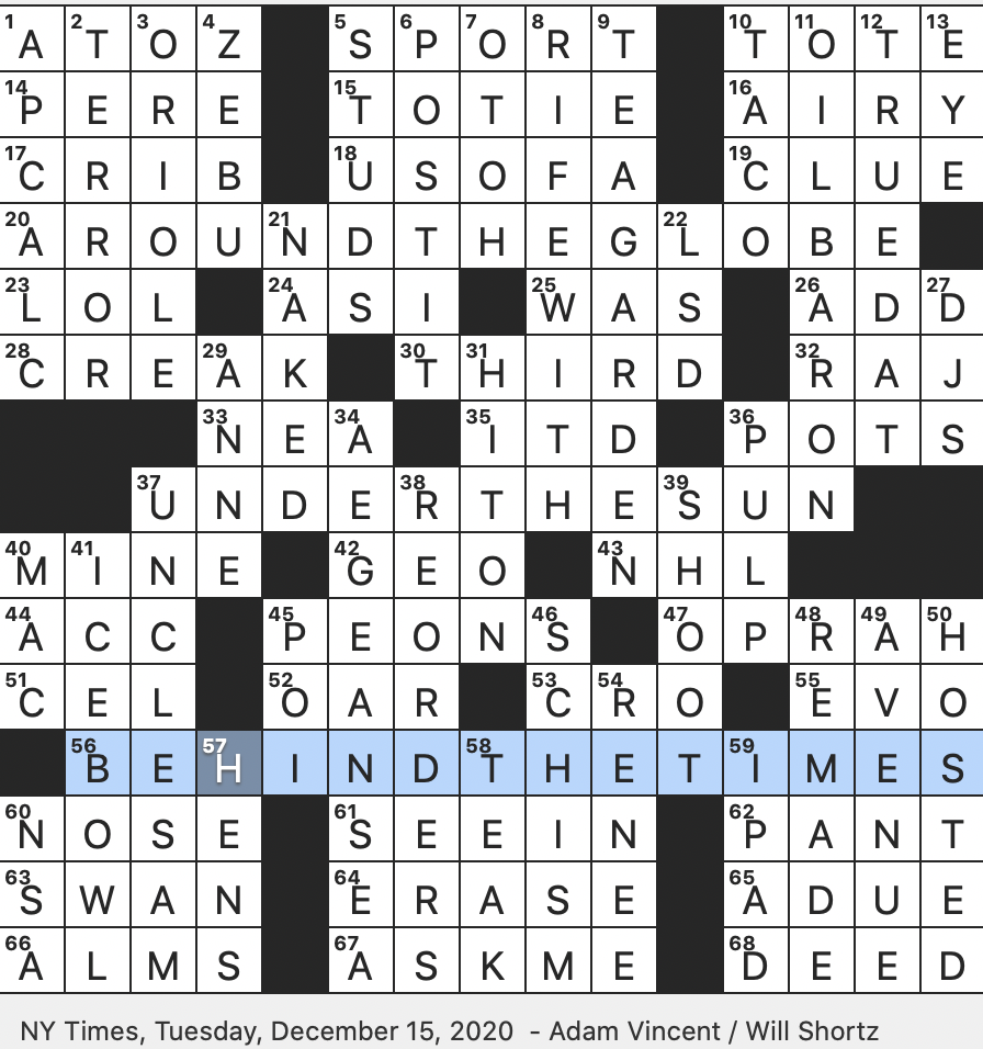 Columbus Dispatch Crossword Puzzle