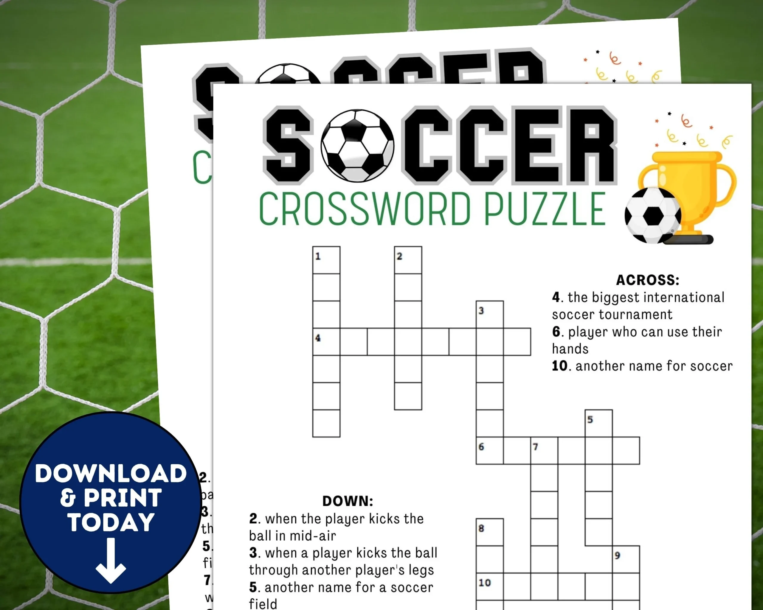 Soccer Crossword Puzzle Printable Soccer Team Party Games Soccer Games For Kids U0026 Adults World Cup Activities Birthday Games Etsy Soccer Crossword Puzzle Printable Soccer Team Party Games Soccer Games For Kids U0026 Adults World Cup Activities Birthday Games Etsy