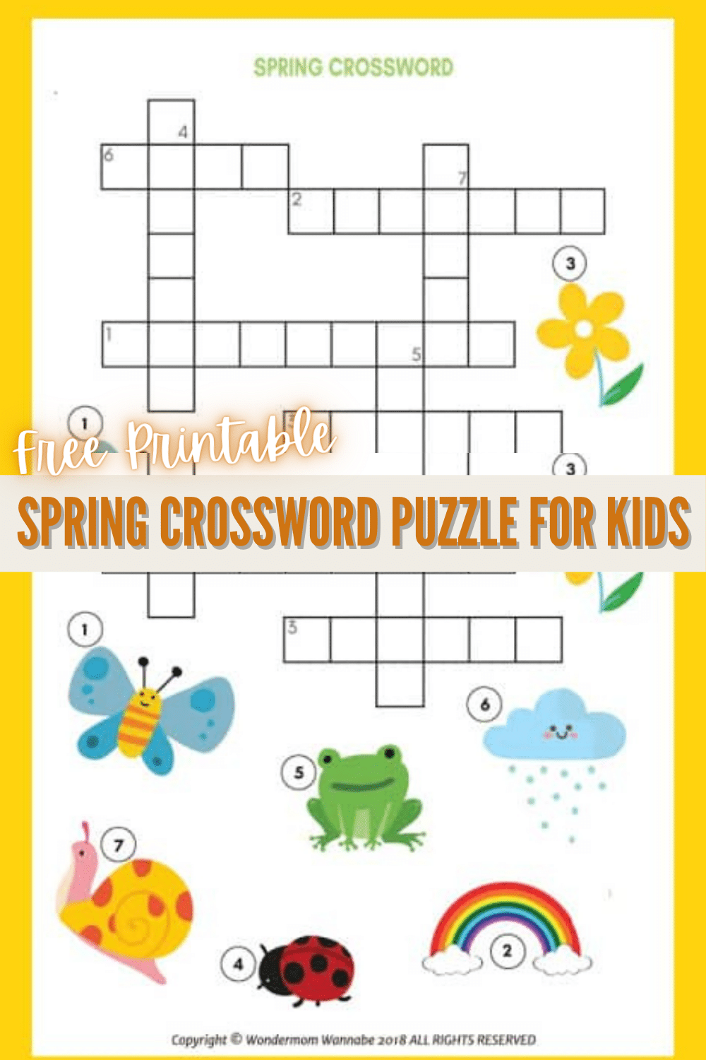Crossword Printable Free Kids Crossword Printable Free Kids