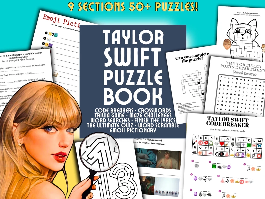 Taylor Swift Puzzles For All Ages Crosswords Eras Word Searches Taylor Swift Puzzles For All Ages Crosswords Eras Word Searches