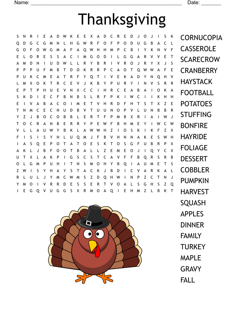 Easy Printable Thanksgiving Crossword Puzzles Easy Printable Thanksgiving Crossword Puzzles