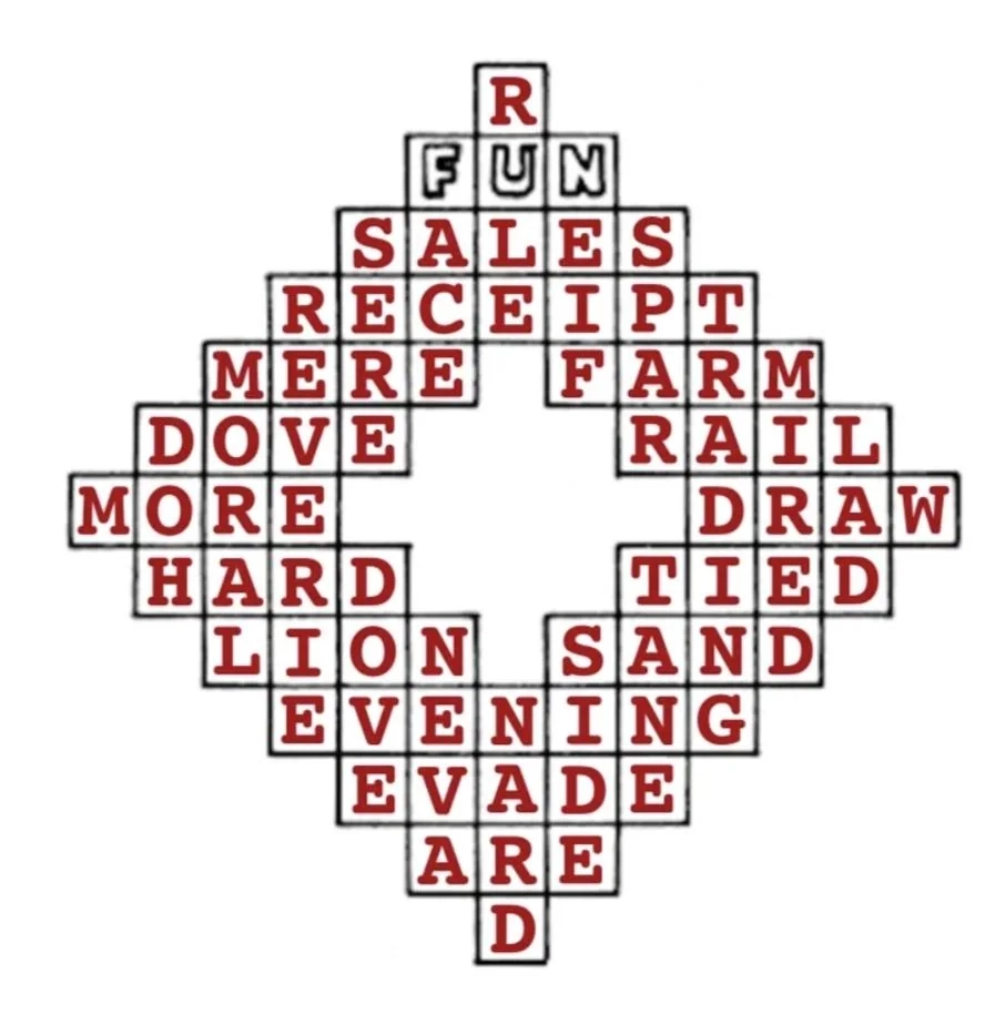 The Answers For The First Crossword Puzzle Ever Made Are Strange 1913 R crossword