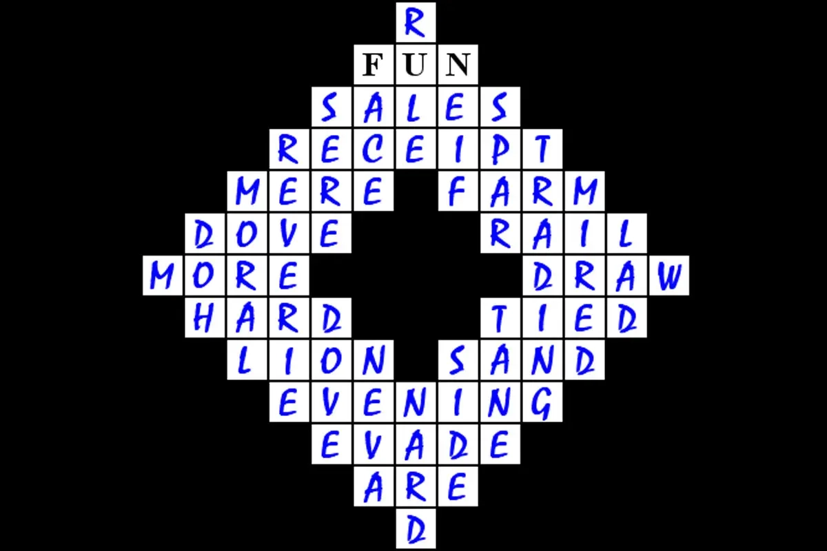 The First Crossword Puzzle 100 Years Later