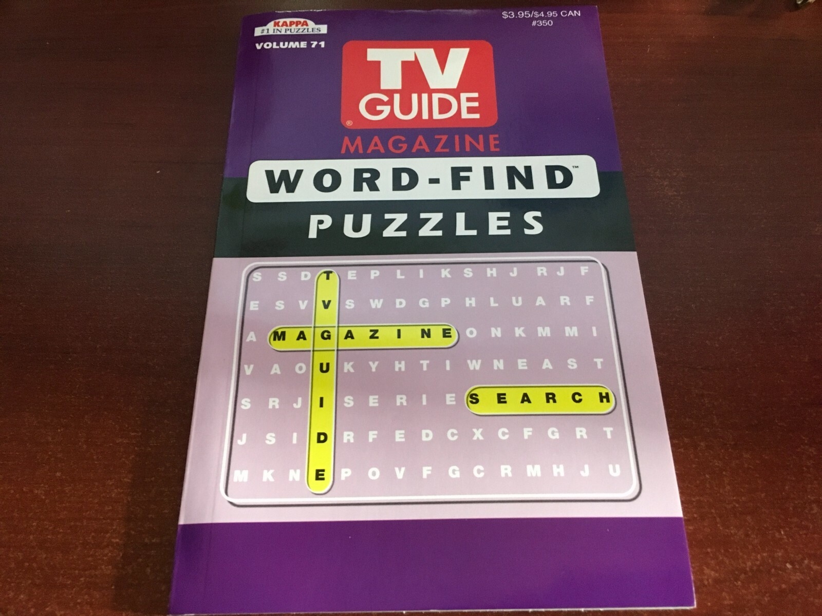 TV Guide Magazine Word Find Puzzle Book Volume 71 350
