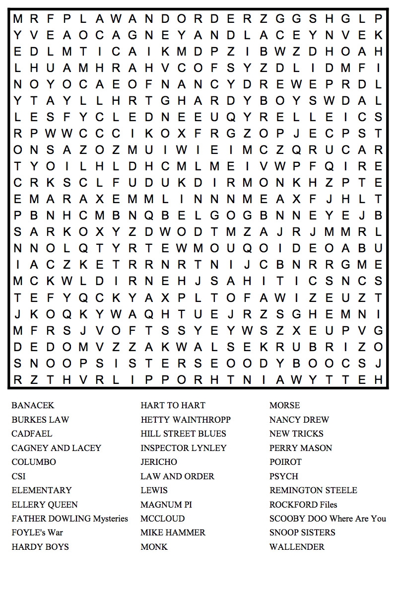 Crossword Puzzles Tv Shows Crossword Puzzles Tv Shows