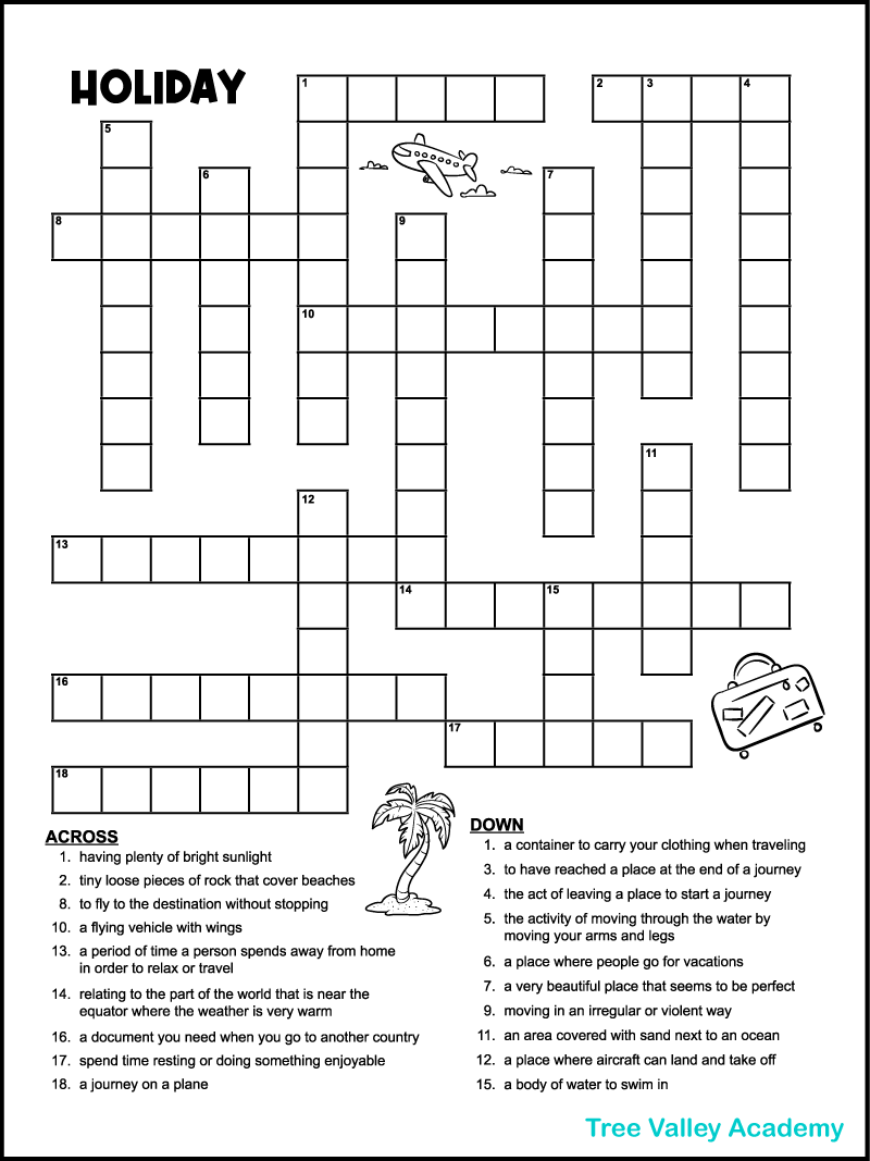 Crossword Puzzle Printable For Adults Crossword Puzzle Printable For Adults