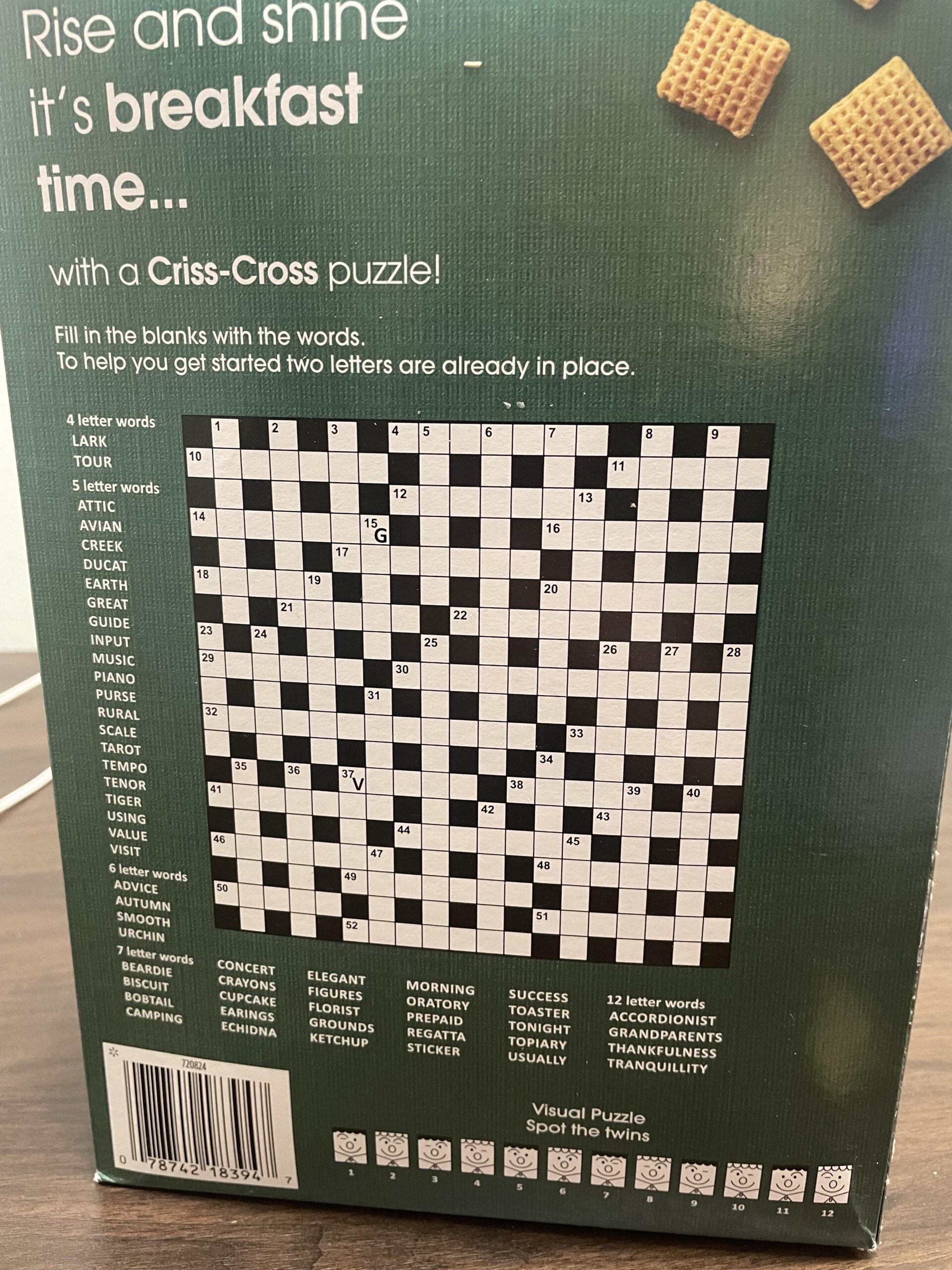 Walmart Brand Chex Cereal Has Games On The Back Of The Box quite Walmart Brand Chex Cereal Has Games On The Back Of The Box quite