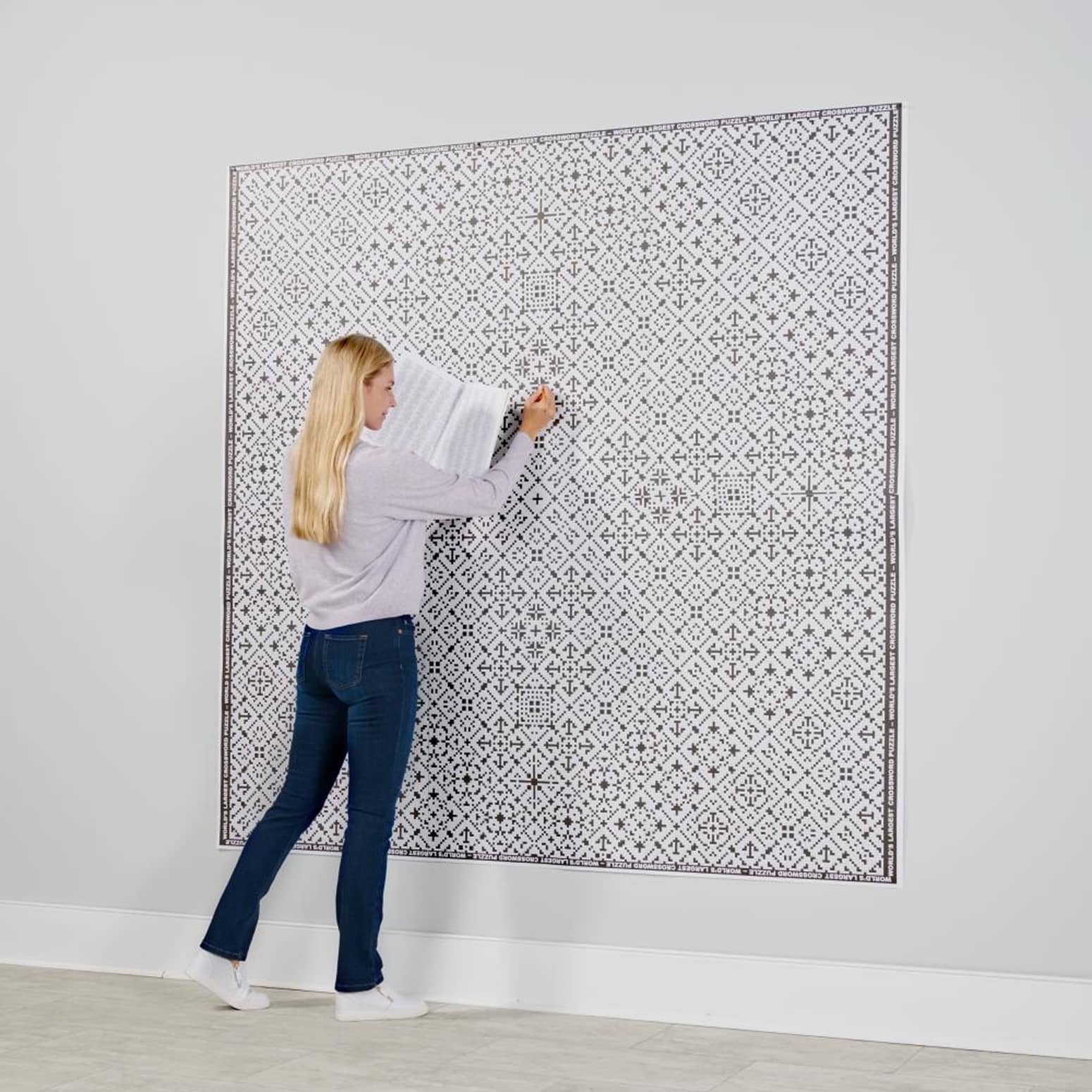 Wall Hanging Crossword Puzzle